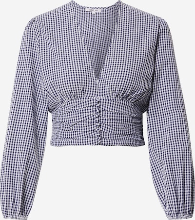 ABOUT YOU Bluse 'Giana' in blau / weiß, Produktansicht