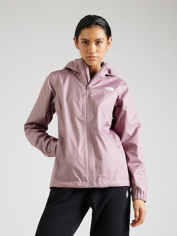 THE NORTH FACE Outdoorjacka 'Quest' i lila: framsida