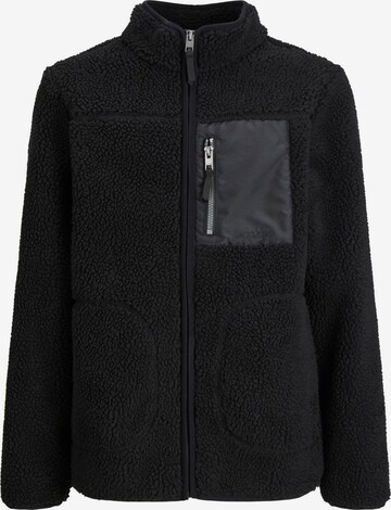 Jack & Jones Junior Fleece Jacket 'Park' in Black: front