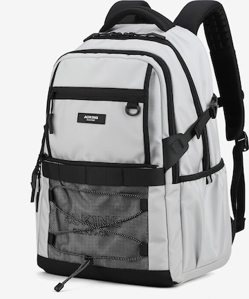 Aoking Backpack in Grey: front