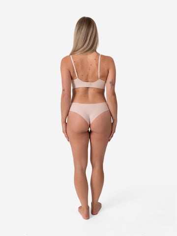 SNOCKS Microfiber Seamless Hipster in Beige
