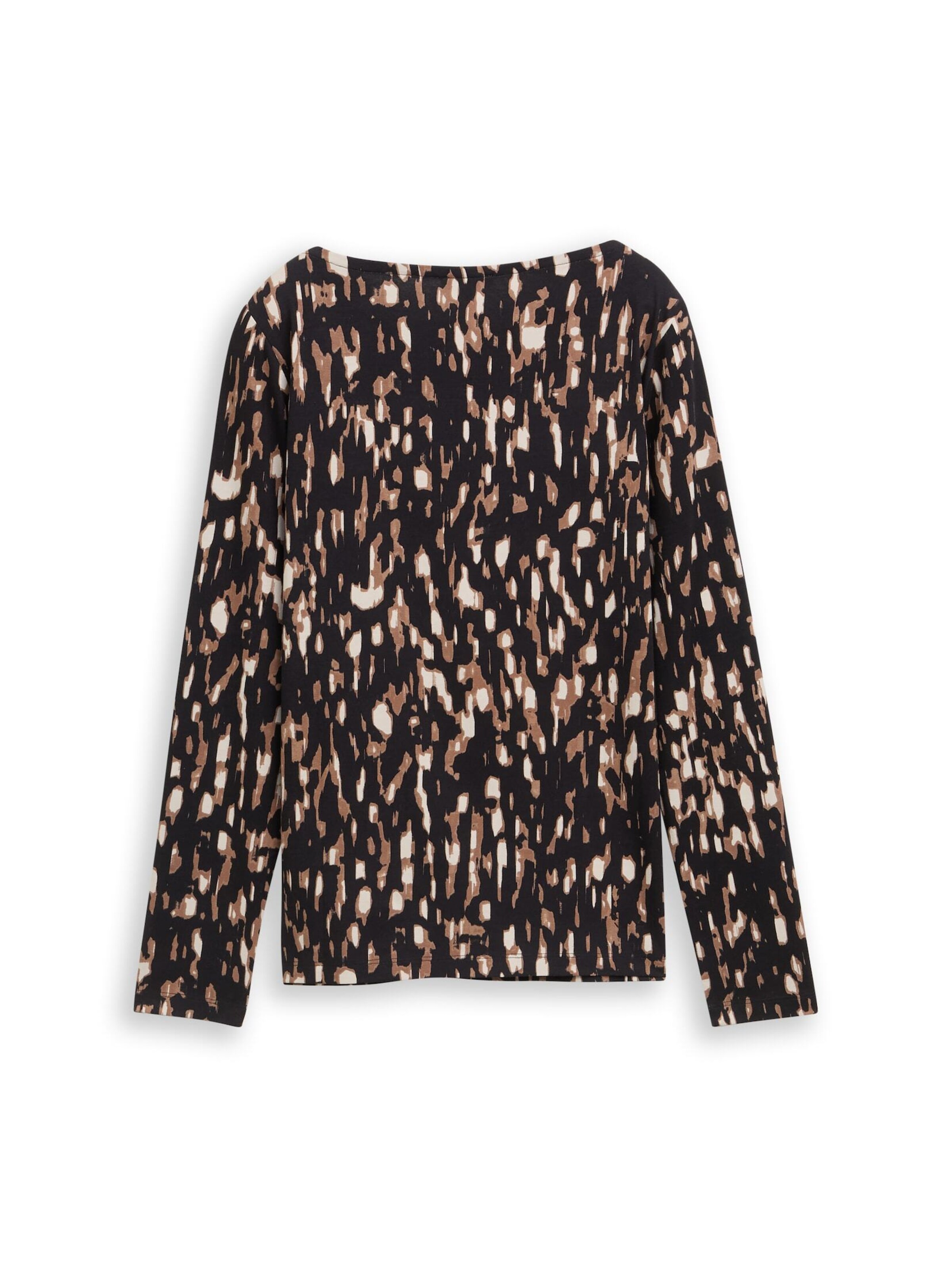 TOM TAILOR Shirt in Zwart