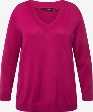 Ulla Popken Sweater in Pink: front