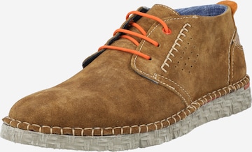 Bata Chukka Boots in Brown: front