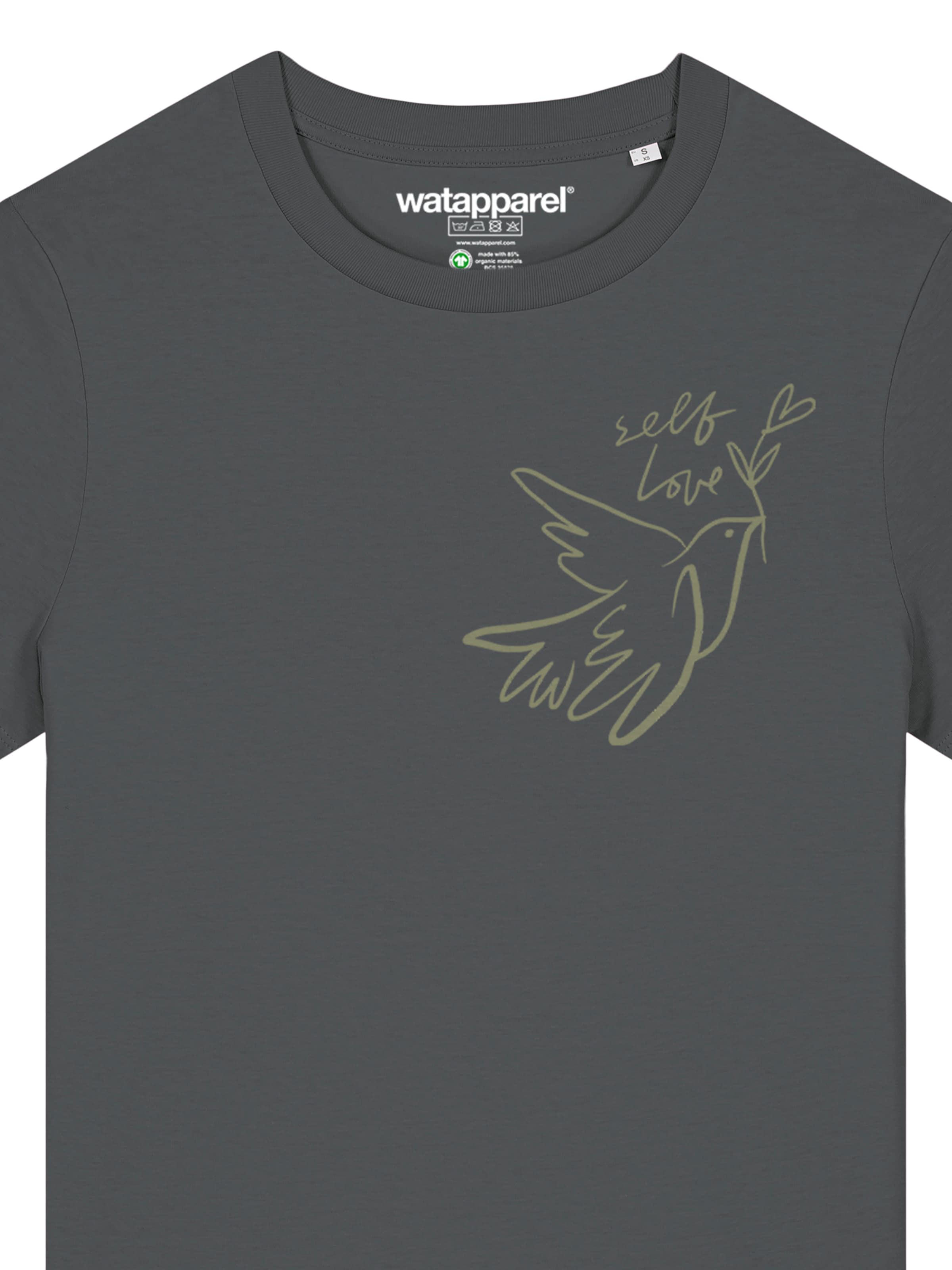 Maglietta 'Self love' di Watapparel in grigio