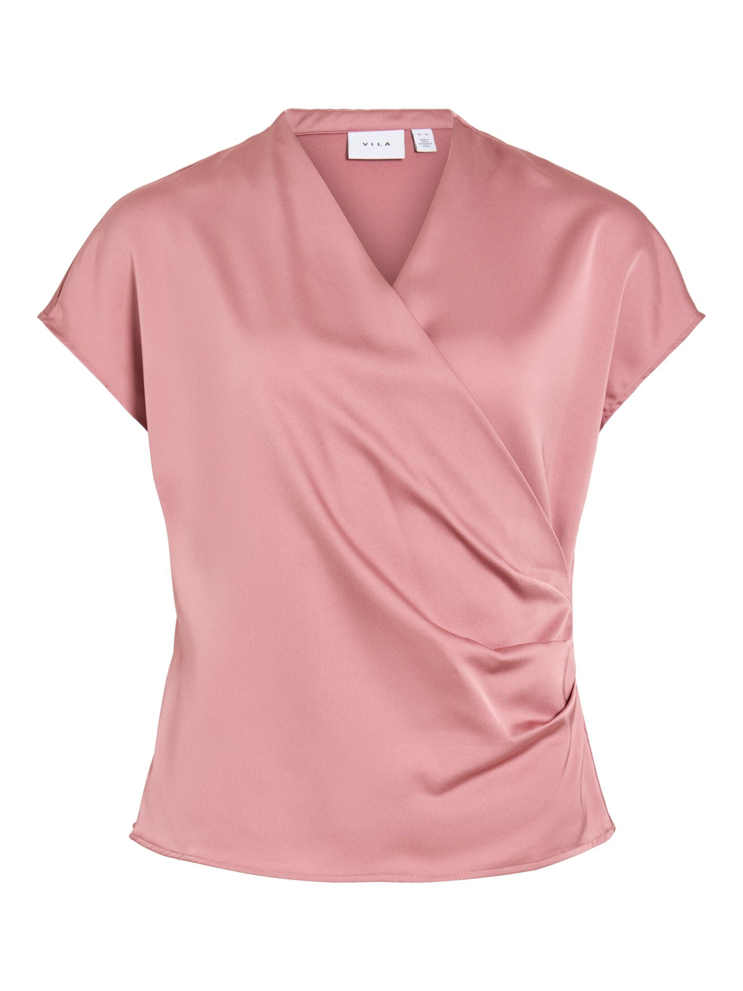 VILA Bluse 'VIElette' i pink: forside