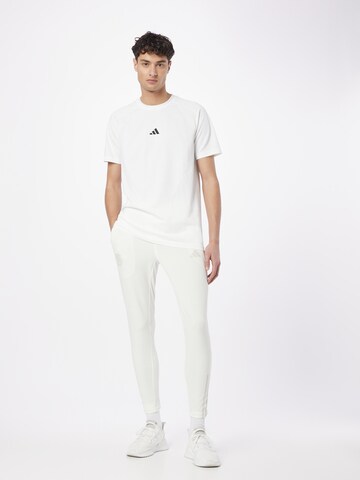 ADIDAS PERFORMANCE Функционална тениска 'Pro' в бяло