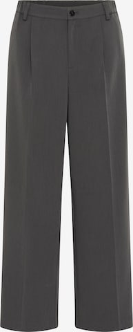 Kaffe Trousers with creases 'KASakura' in Grey: front