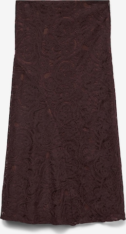 VERO MODA - Falda 'VMUrshila' en marrón: frente