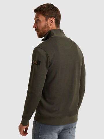 PME Legend Collegepaita 'Pullover with half-zipper' värissä vihreä