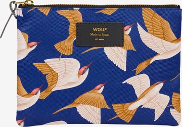 Wouf Make up tas in Blauw: voorkant