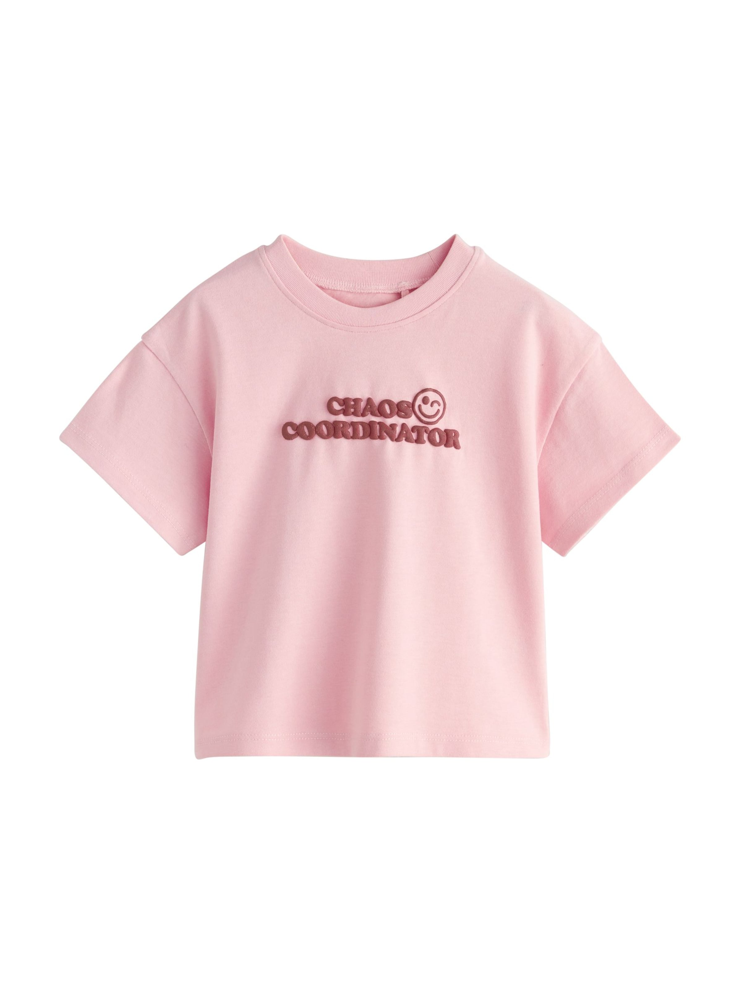 Next T-Shirt 'Mama' in Pink: Vorderseite