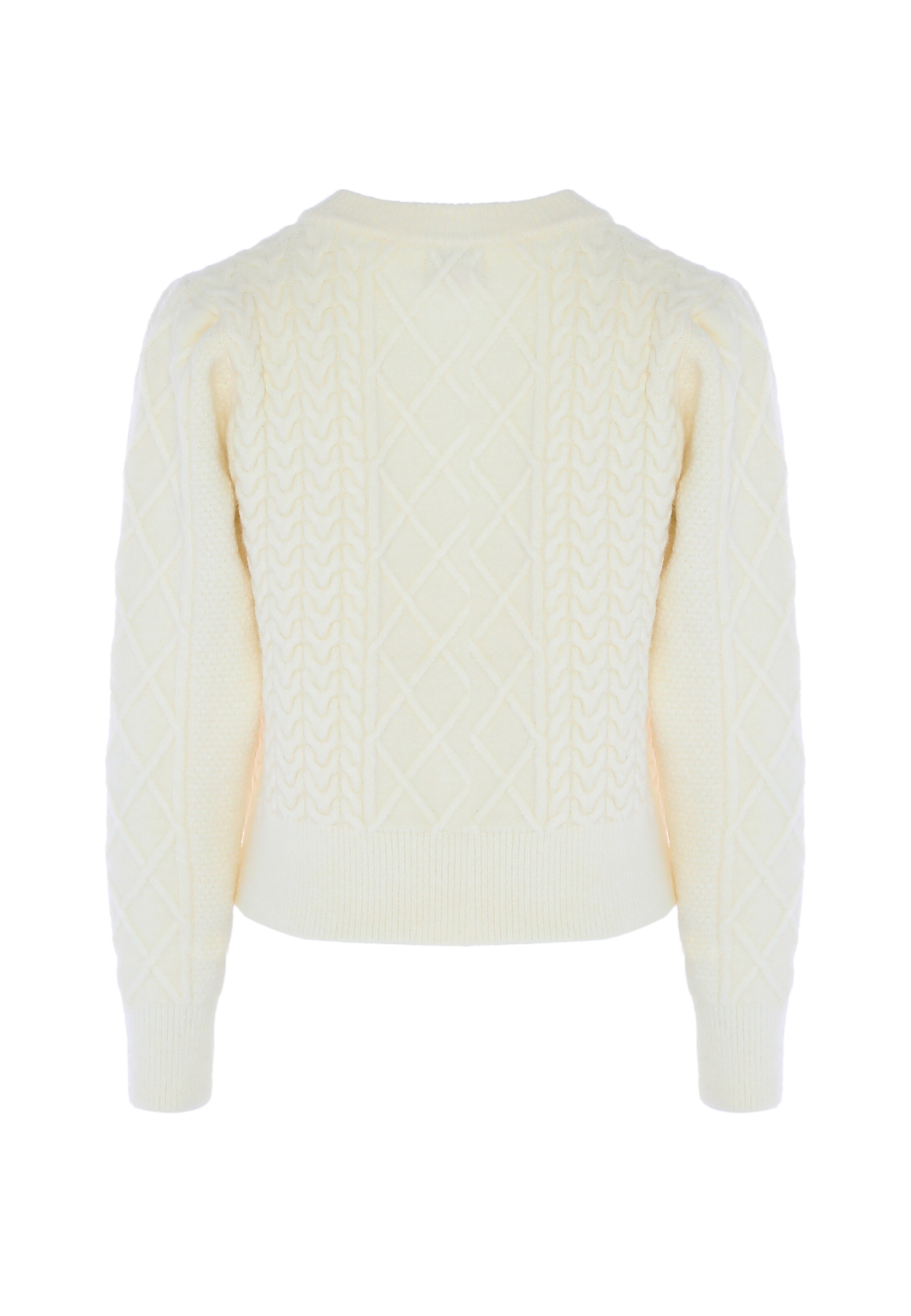 aleva Cardigan i hvid