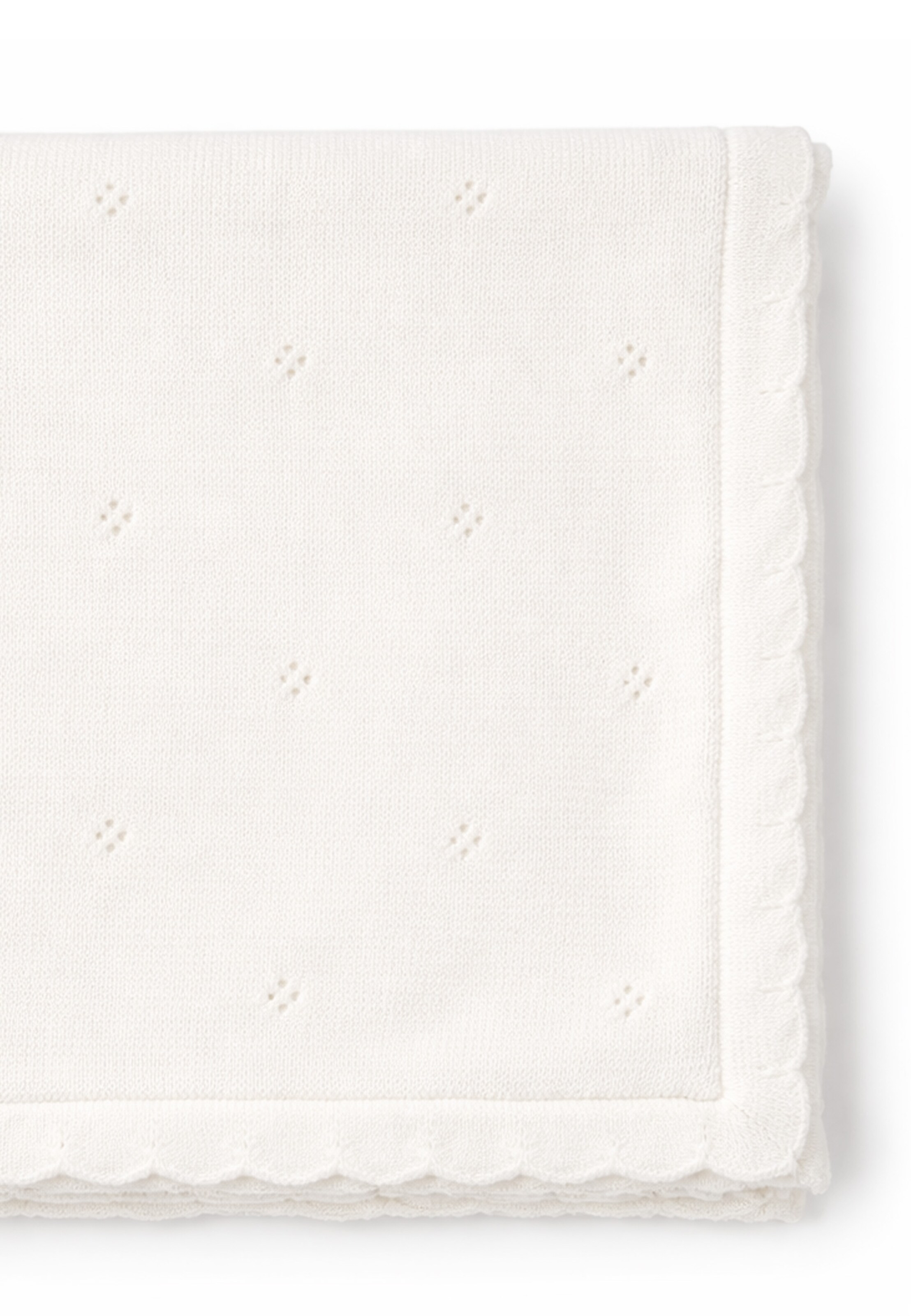 LILIPUT Strickdecke 'Pointelle' in Beige
