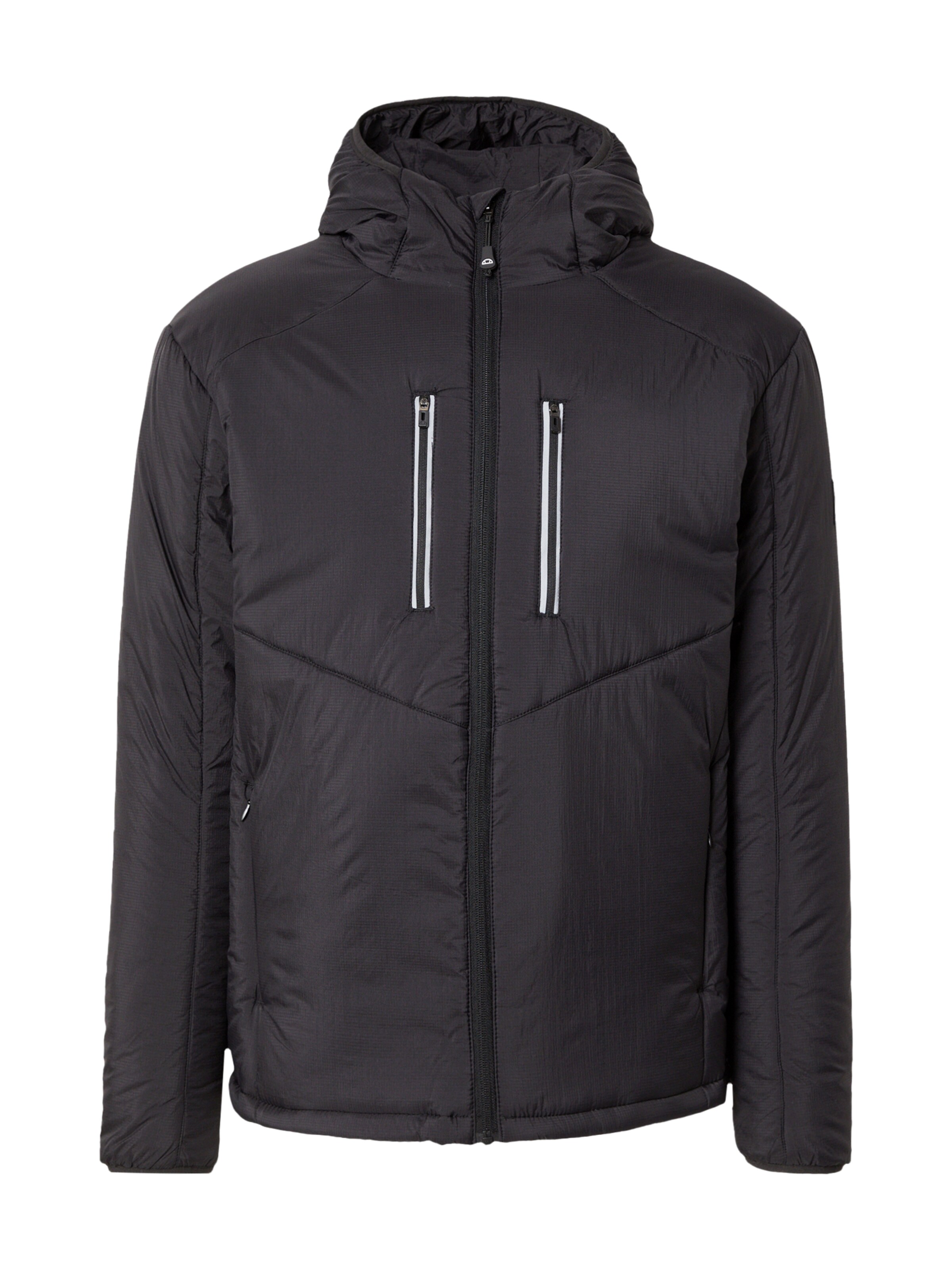 ELLESSE Φθινοπωρινό και ανοιξιάτικο μπουφάν 'Wellard' σε μαύρο: μπροστά