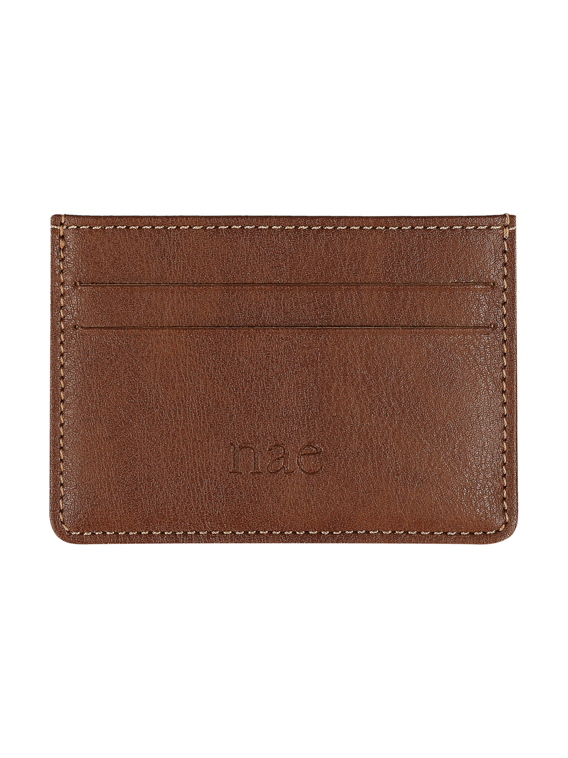 nae Vegan Shoes - Estojo 'Breda' em castanho: frente