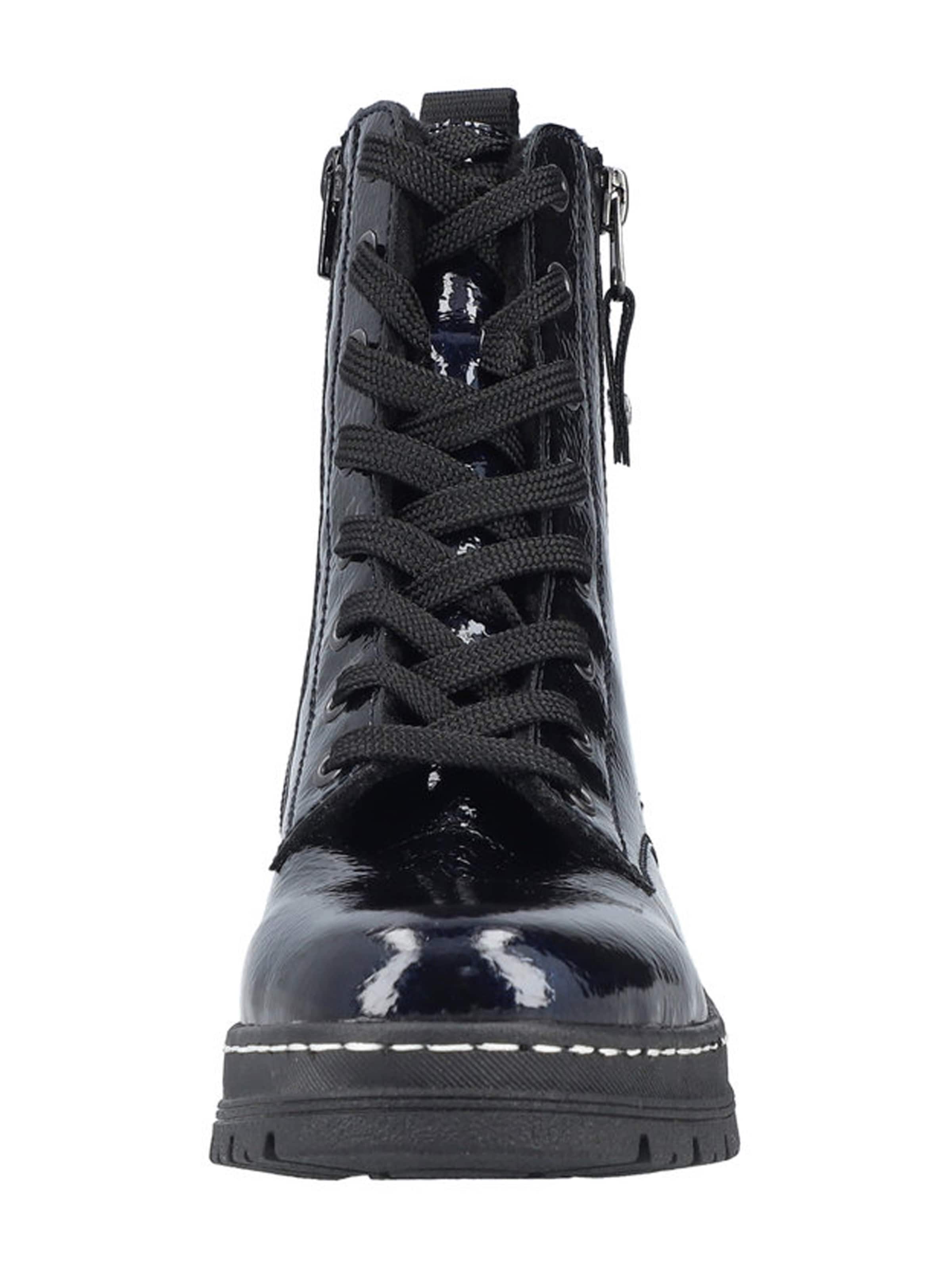 Rieker Ботинки на шнуровке в Синий