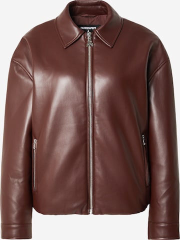 Veste mi-saison PATRIZIA PEPE en marron : devant