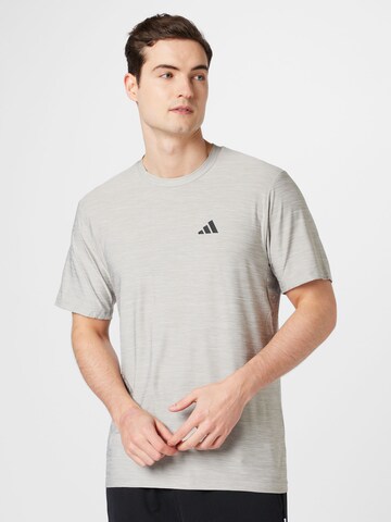 T-Shirt fonctionnel 'Train Essentials Stretch ' ADIDAS PERFORMANCE en gris : devant