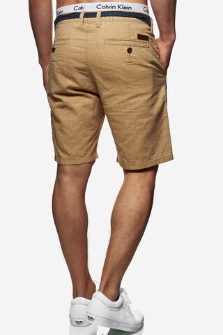 INDICODE JEANS Regular Shorts 'Enford' in Beige