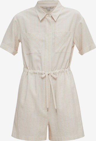 comma casual identity Jumpsuit in Beige: front
