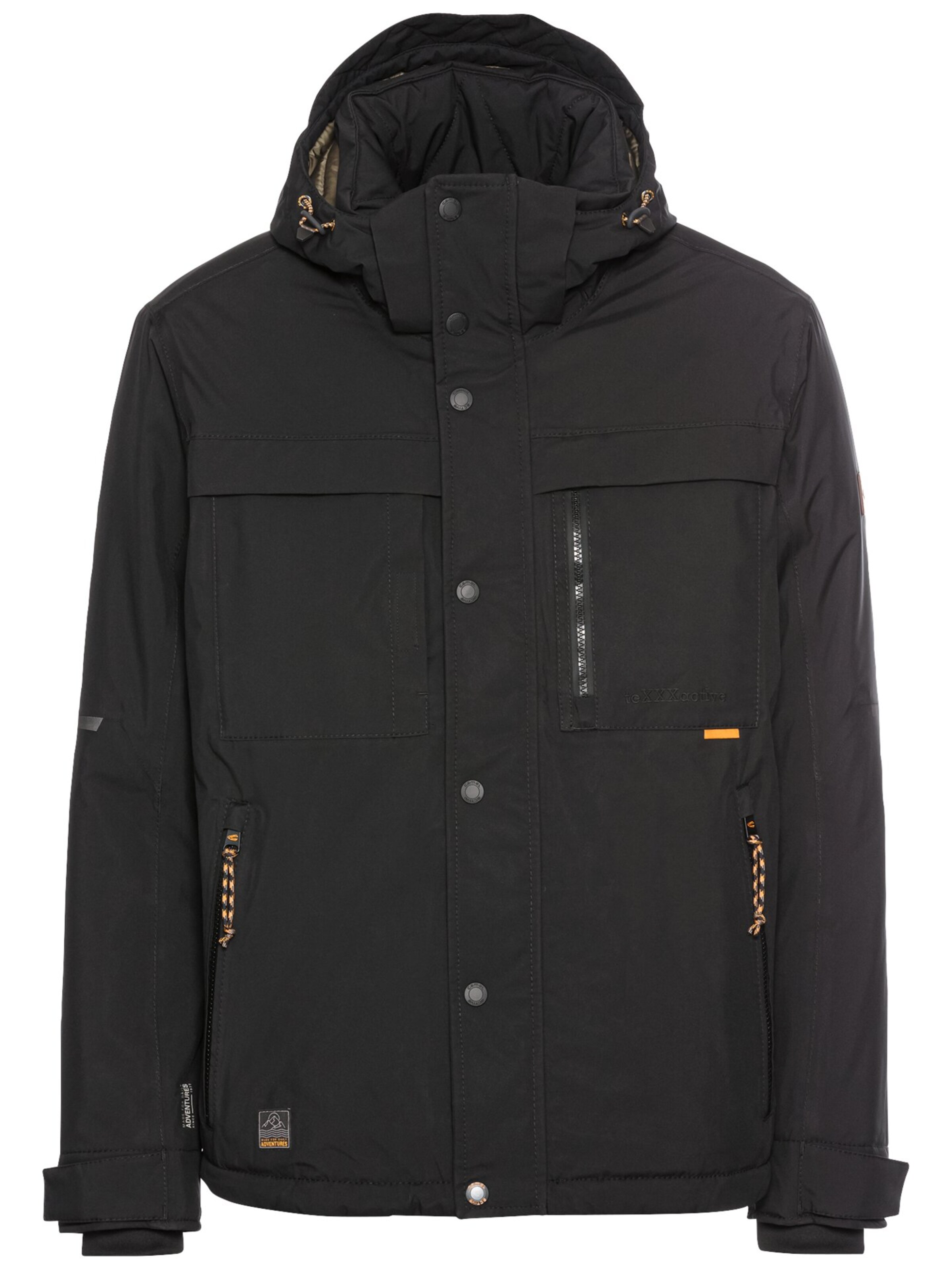 CAMEL ACTIVE Funktionsjacke in Schwarz: Vorderseite