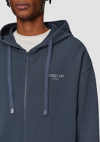 QS Zip-Up Hoodie in Blue