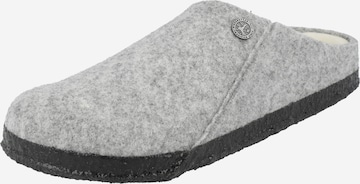 BIRKENSTOCK Huisschoenen 'Zermatt' in Grijs: voorkant