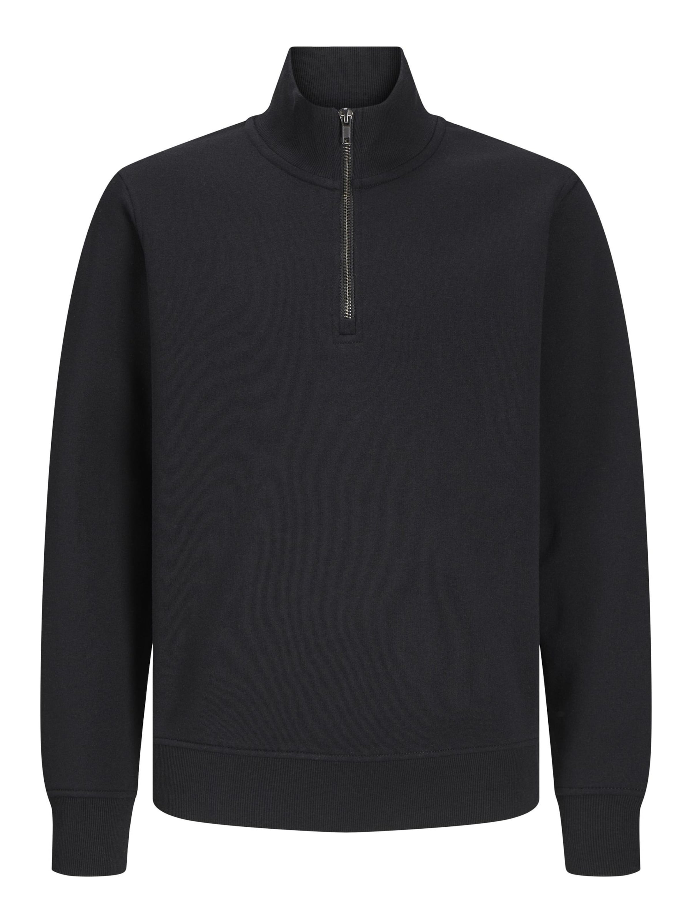Jack & Jones Junior Sweatshirt 'JJEBRADLEY' in Schwarz: Vorderseite