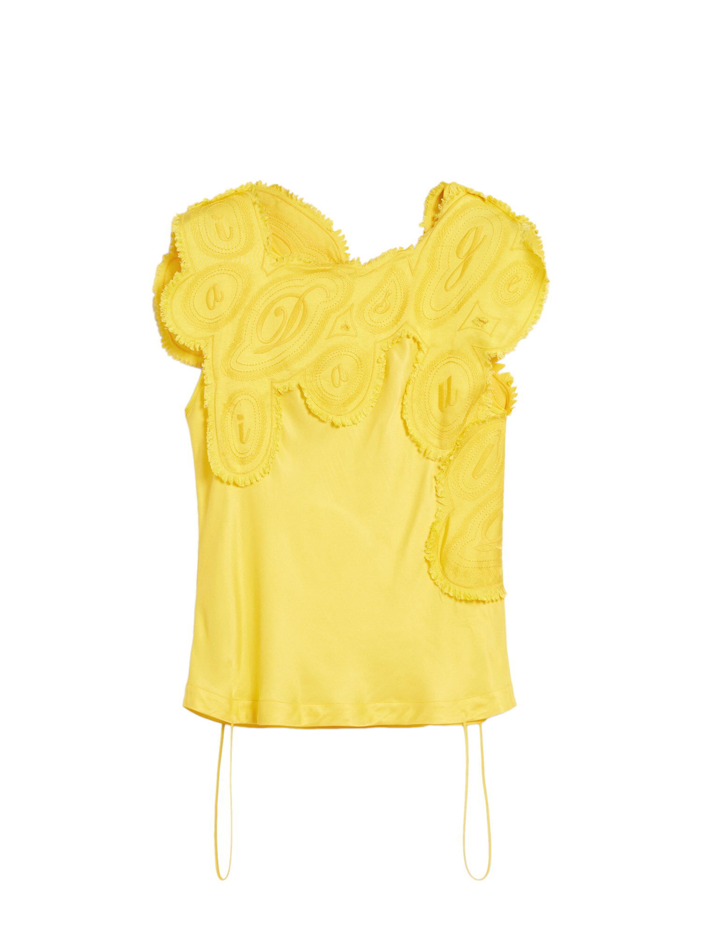 DesigualBluza - žuta boja: prednji dio