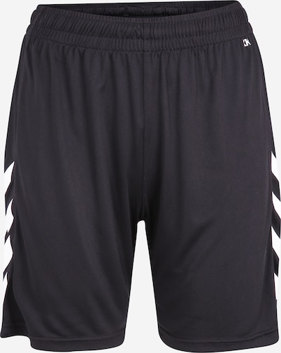 Hummel Sportshorts in schwarz / weiß, Produktansicht