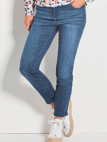 Coupe slim Jean 'Bella' Goldner en bleu