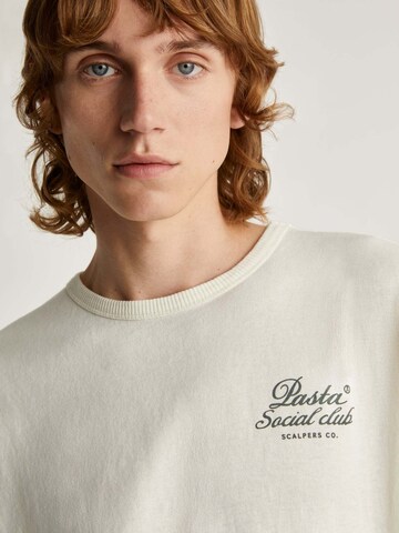 T-Shirt 'Pasta' Scalpers en blanc