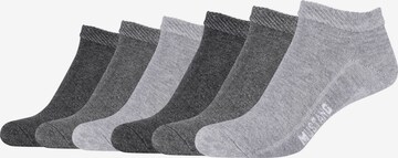 MUSTANG Ankle Socks in Grey: front