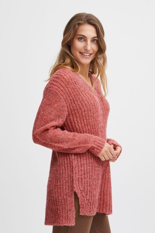 Fransa Sweater 'Bien' in Orange: front