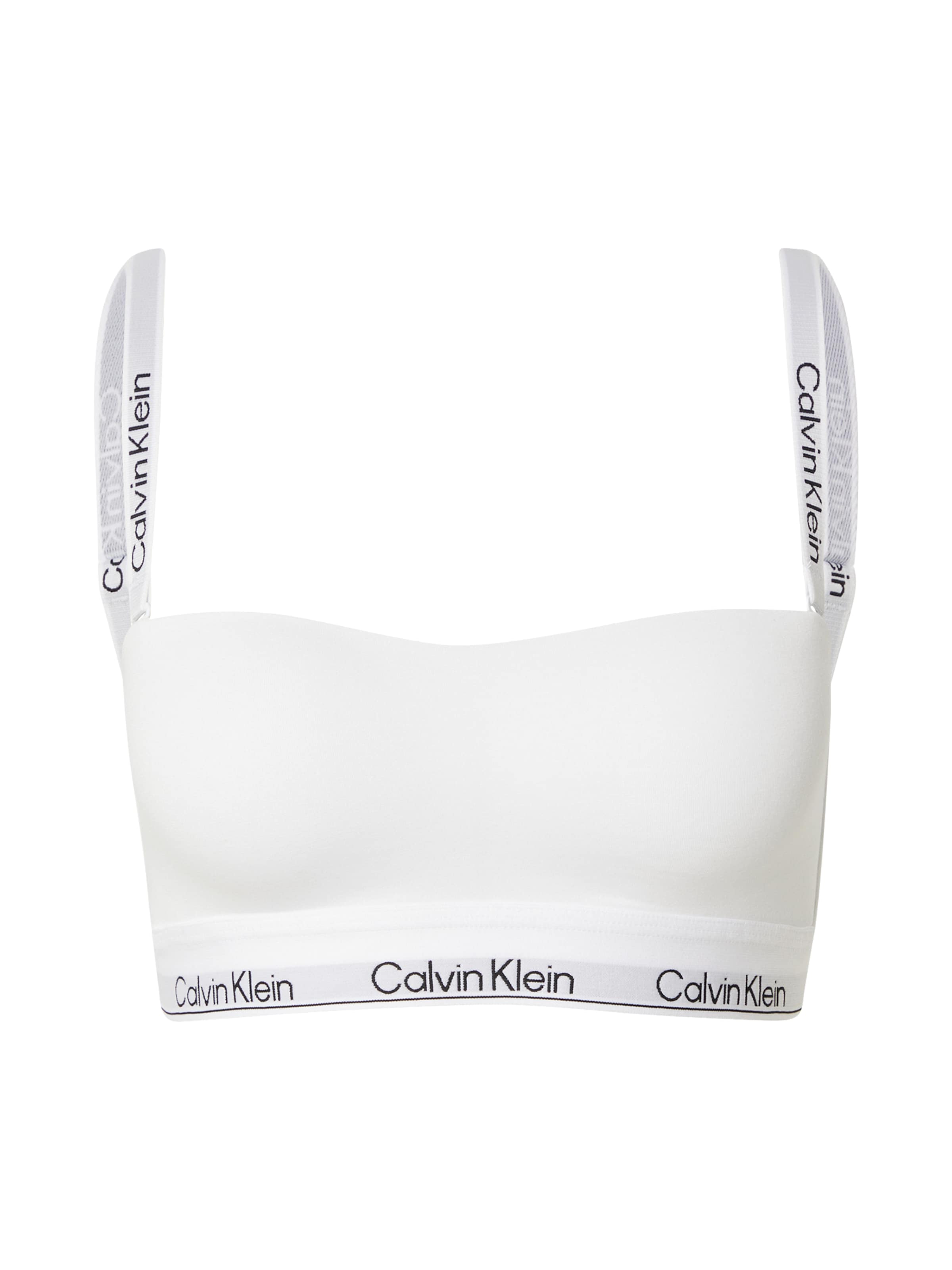 Calvin Klein Underwear Bandeau BH i hvid: forside