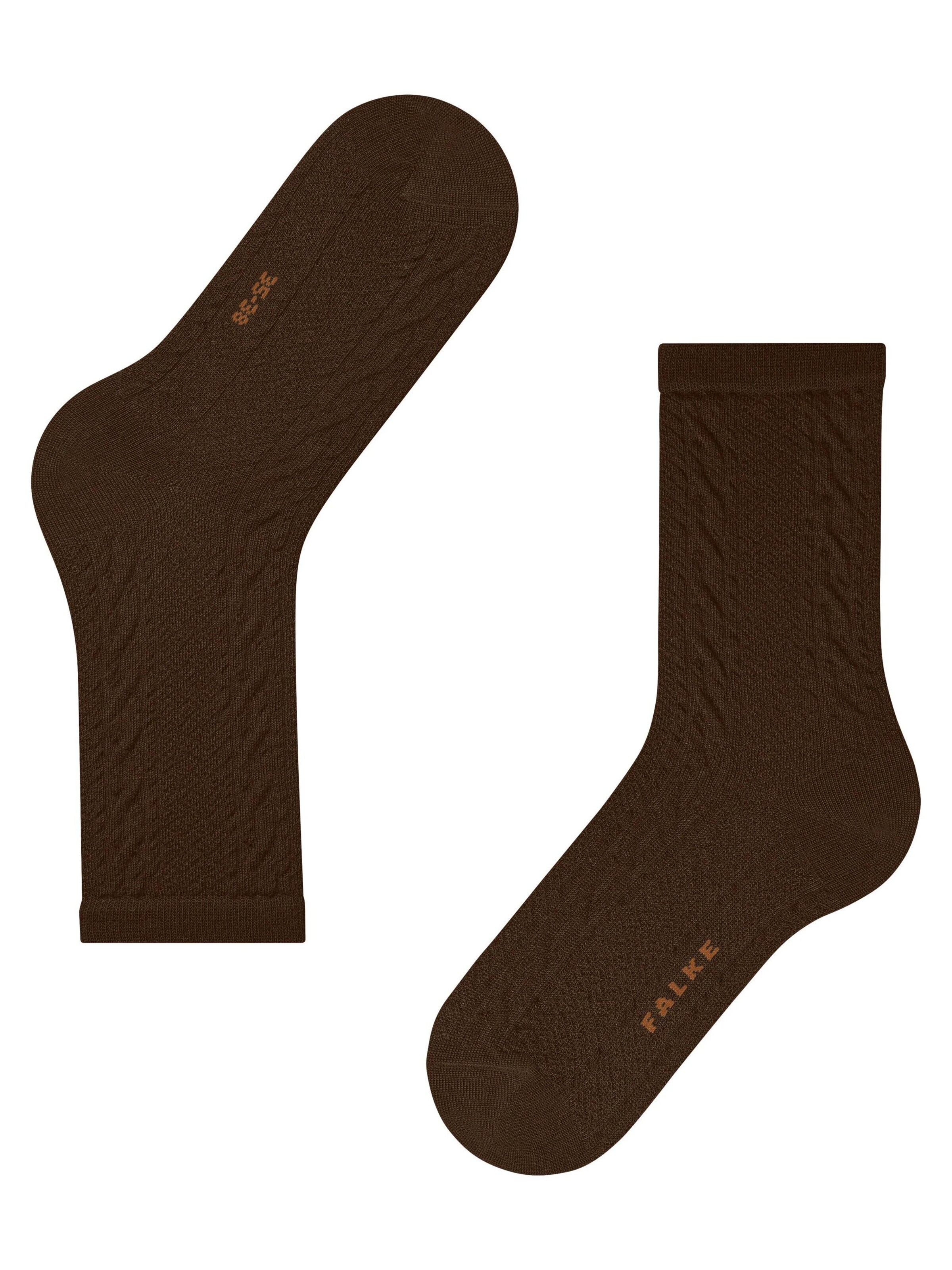 FALKE Socks 'Declivity' in Brown
