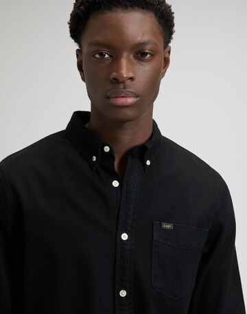 Lee Regular fit Button Up Shirt in Black
