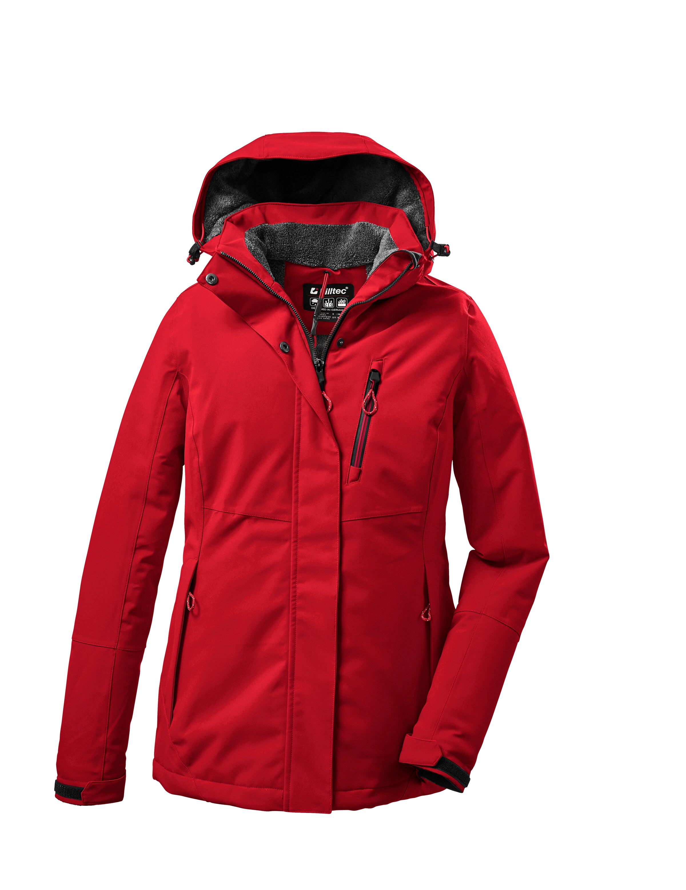 KILLTEC Outdoorjacke in Rot: Vorderseite