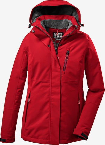 KILLTEC Outdoorjacke in Rot: Vorderseite