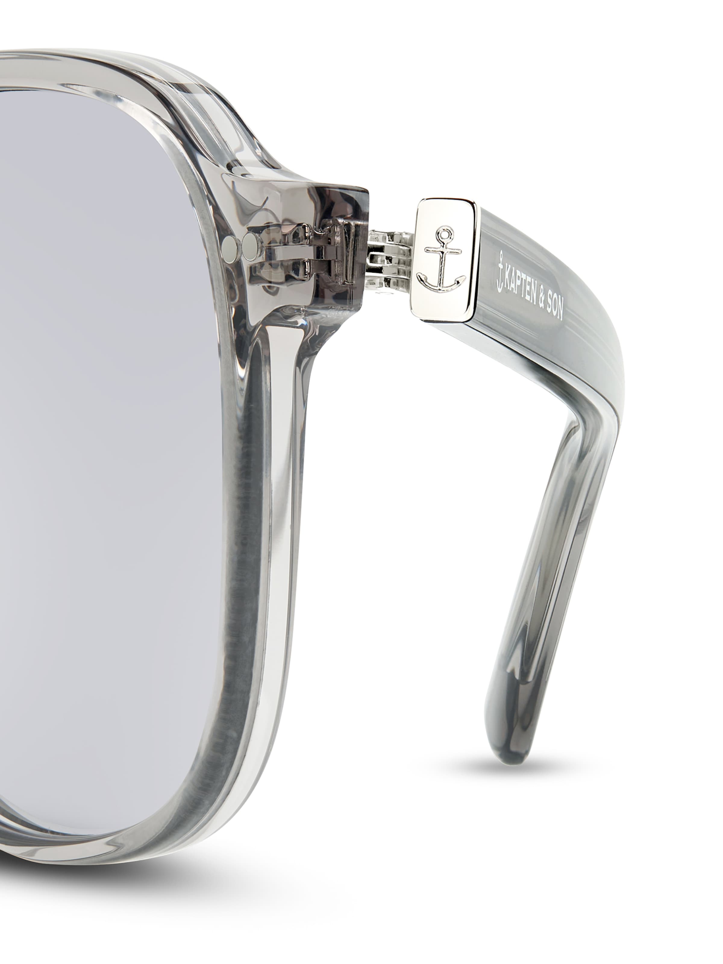 Lunettes de soleil 'Zurich Oversize' Kapten & Son en gris
