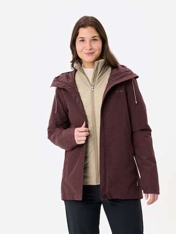 VAUDE Outdoorjas 'Mineo' in Rood