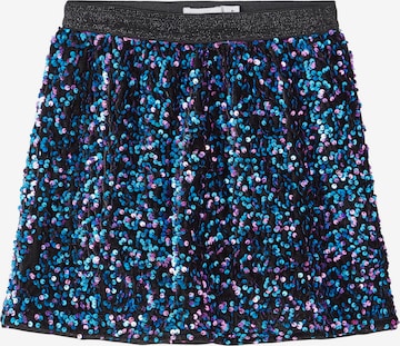 NAME IT - Falda 'Runica' en negro: frente