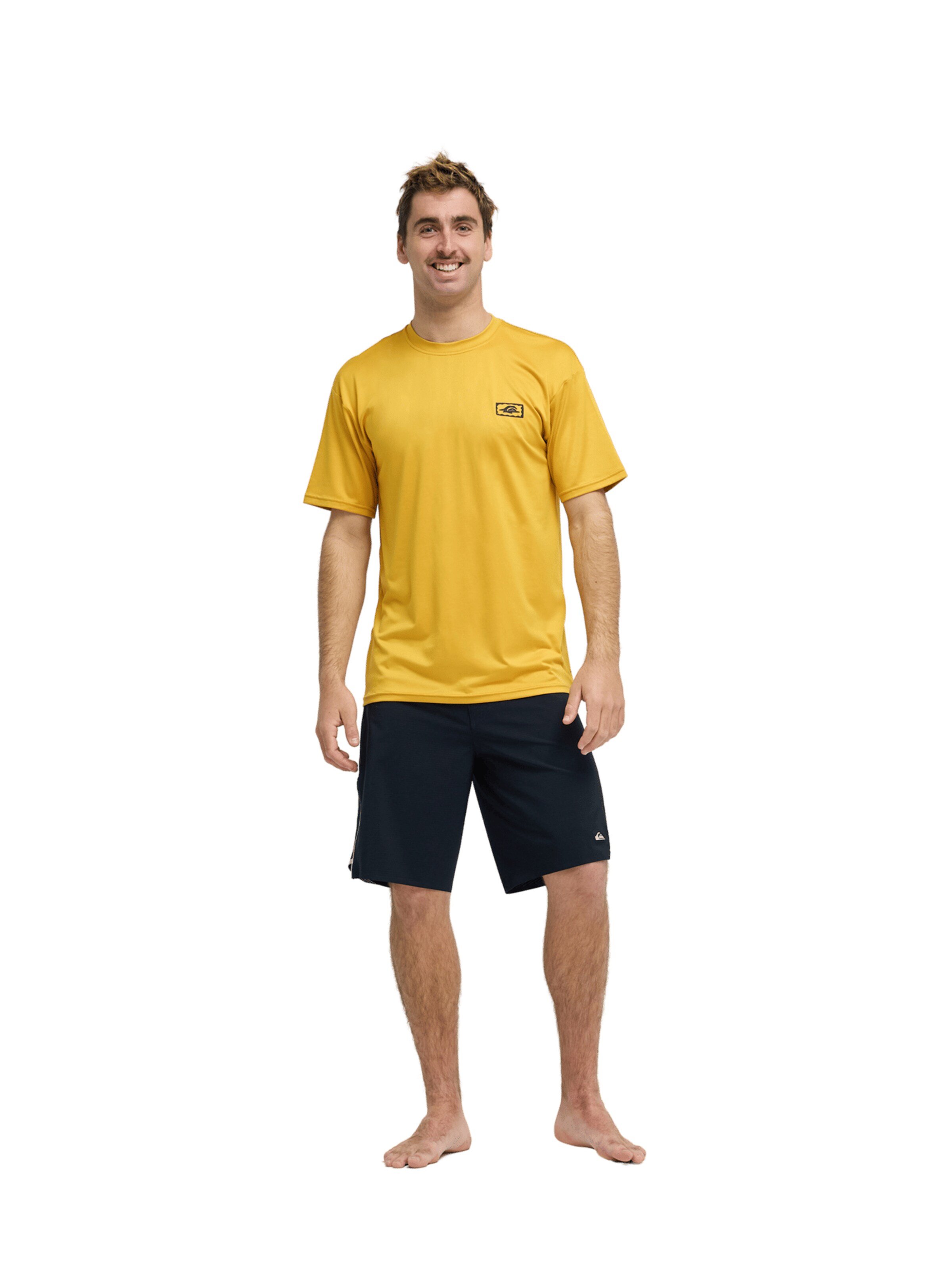 QUIKSILVER T-Shirt in Gelb