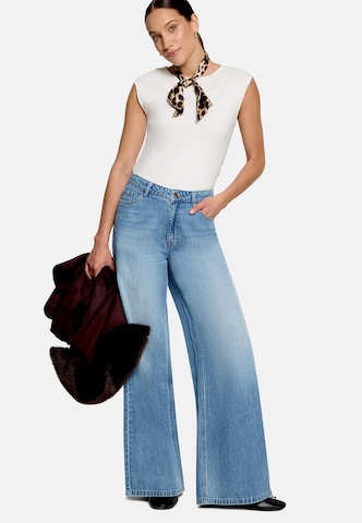 Wide leg Jeans di zero in blu