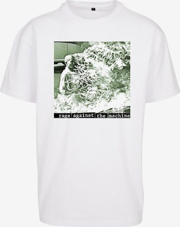 MT Upscale Shirt 'Rage Against the Machine' in White: front