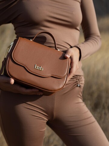 BMB BAGS - Bolso de mano 'Lauren' en marrón: frente