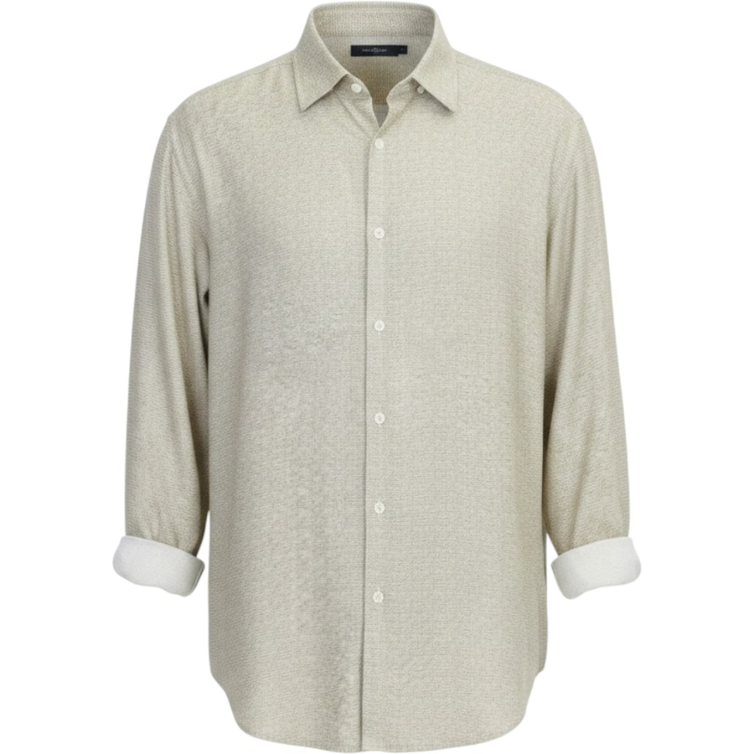 KİP Overhemd in XL in de kleur Beige / Donkerbeige, Productweergave