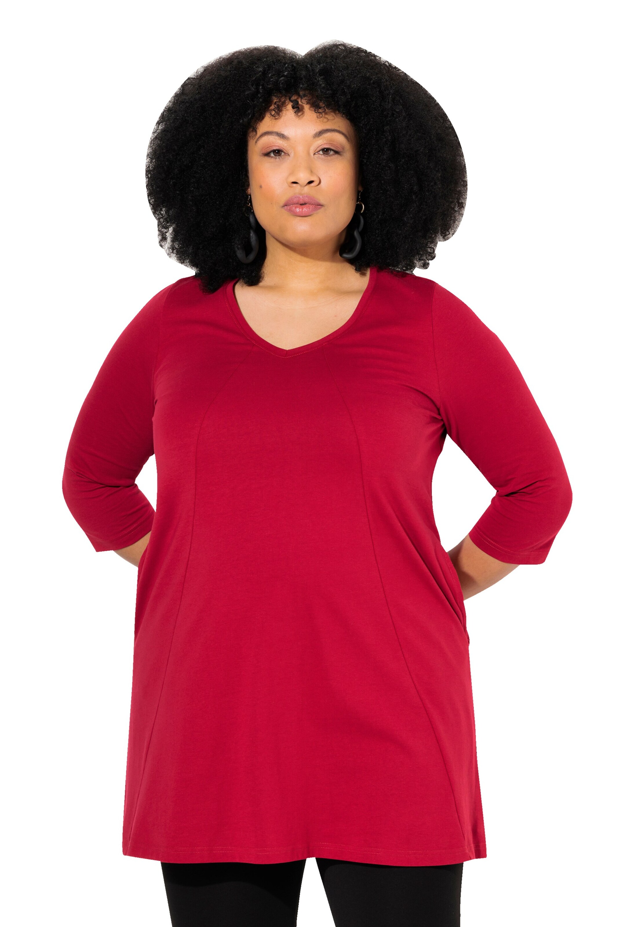 Ulla Popken Shirt in Red: front