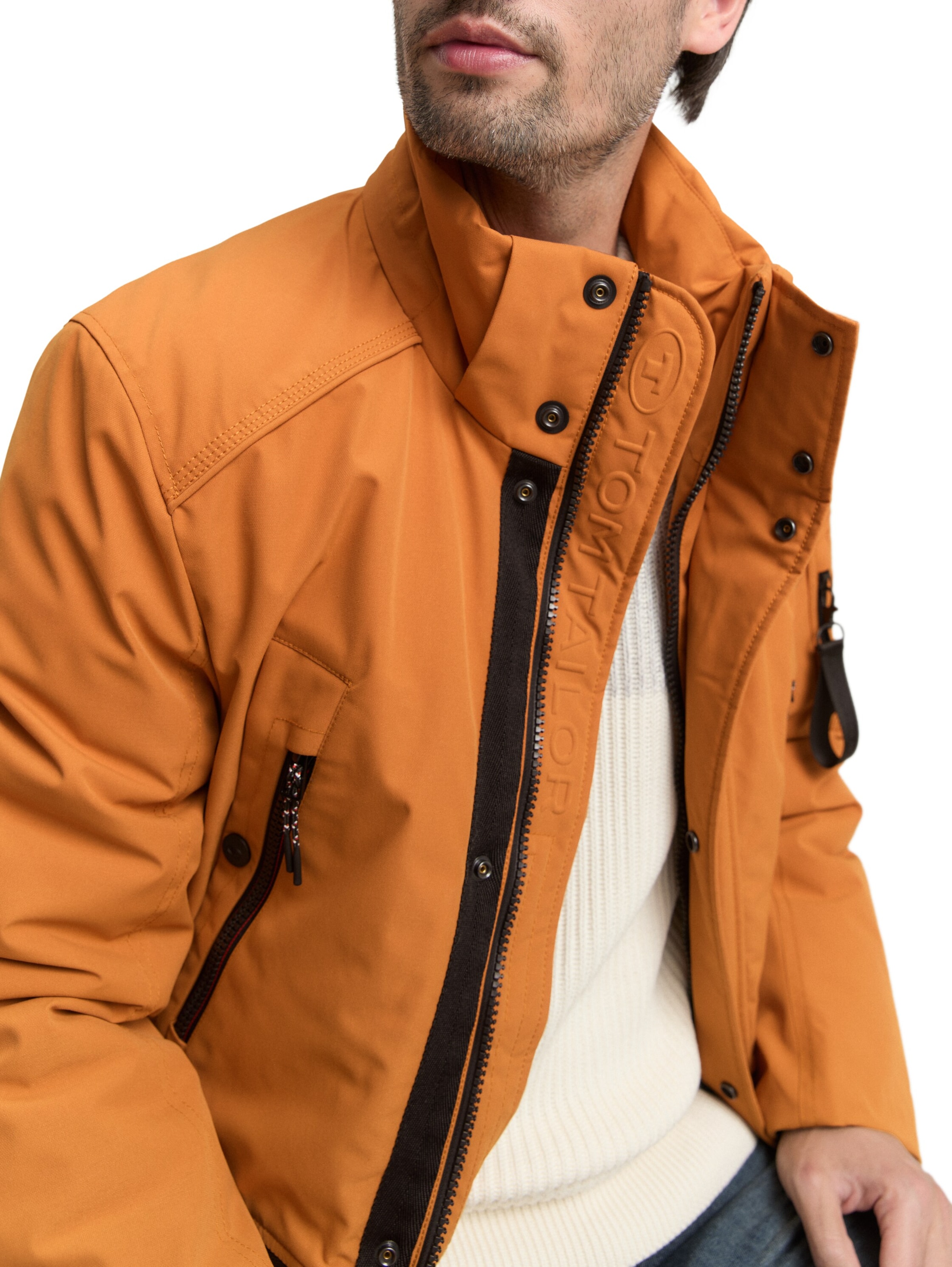 TOM TAILOR Winter Jacket in Brown